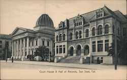 Court House & Hall of Records Postcard