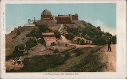 Lick Observatory, Mt. Hamilton, Farm Postcard