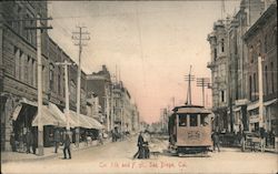 Cor. 5th and F St Postcard
