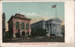 Hall of Records and County Court HOuse Sacramento, CA Postcard Postcard Postcard