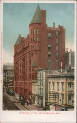 California Hotel Postcard