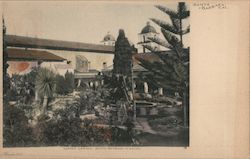 Sacred Garden, Santa Barbara Mission Postcard