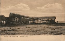 Mission San Miguel founded in 1797 Postcard