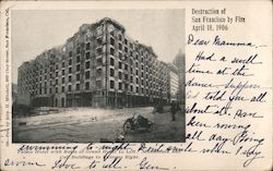 Destruction of San Francisco by Fire, April 18, 1906 Postcard