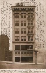 Byron Mauzy Music Building Postcard