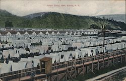 Prison Camp, 1864 Elmira, NY Postcard Postcard Postcard