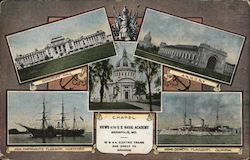 View of the U.S. Naval Academy Postcard