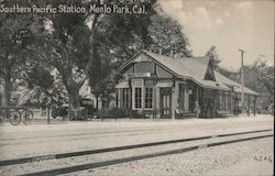 Southern Pacific Station Menlo Park, CA Postcard Postcard Postcard