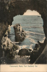 Fisherman's Rock, Port Harford Postcard