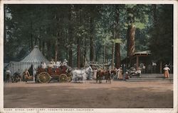 Stage, Camp Curry Postcard