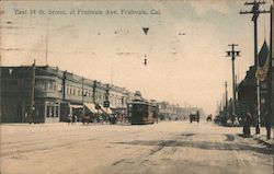 East 14th Street at Fruitvale Ave. Postcard
