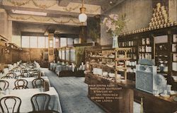Main Dining Room, Mayflower Restaurant Postcard