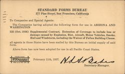 Standard Forms Bureau Postcard