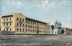 University of Santa Clara California Postcard Postcard Postcard