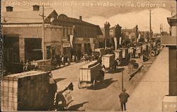 Apple Show Industrial Parade Postcard