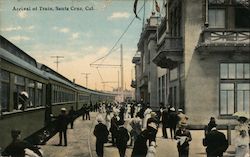 Arrival of Train Postcard