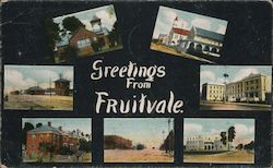 Greetins form Fruitvale Postcard