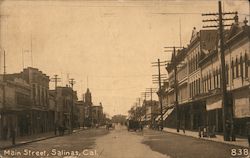 Main Street Salinas, CA Postcard Postcard Postcard