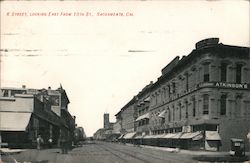 K Street, looking East from 10th Street Postcard