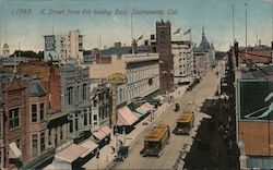 K Street from 6th looking East Postcard