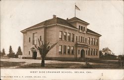 West Side Grammar School Selma, CA Postcard Postcard Postcard