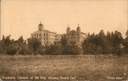Ramona Convent of the Holy Names, Shorb Postcard