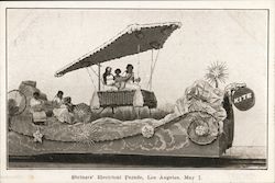 Shriners' Electrical Parade May 7 Postcard