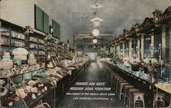 Fosgate and Ree's Mission Soda Fountain, The Largest in the World, 100 ft. Long Postcard