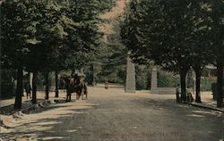 Irwin St Entrance to Hotel Rafael Postcard