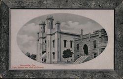 Court House and Hall of Records Postcard