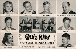 Quiz Kids: letter to a contributor from the show editor Postcard