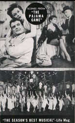 Scenes from "The Pajama Game" - Schubert Theatre Postcard