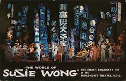 "The World of Suzie Wong" at the Broadhurst Theatre Postcard