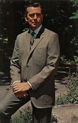 Actor John Forsythe in a Hand-Tailored Lebow Suit Postcard