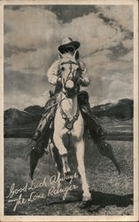 The Lone Ranger Actors Postcard Postcard Postcard