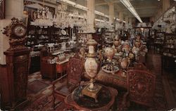 Ad for Davids Antiques, San Francisco Postcard