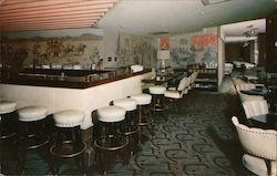 Caravan Restaurant and Pan-O-Gold Room Postcard