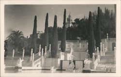 Hearst Castle Swimming Pool & Stairs Postcard