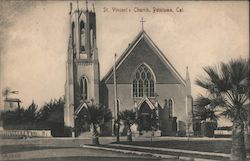 St. Vincent's Church Petaluma, CA Postcard Postcard 