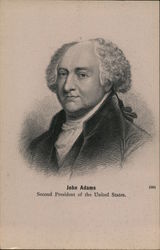 John Adams Second President of the United States 1901 Postcard