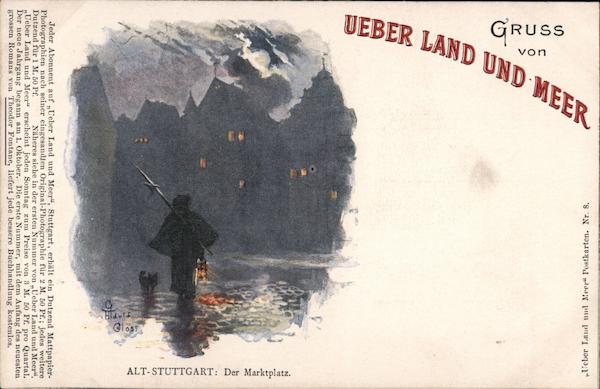 Alt Stuttgart: Der Marketplatz Germany Gloss