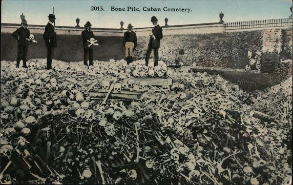 Bone Pile Cuban Cemetery Havana