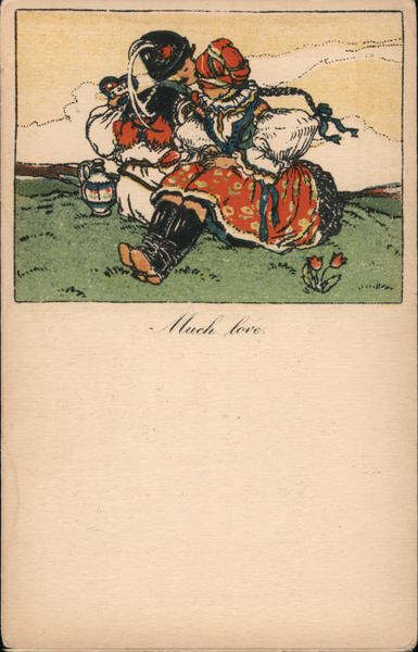 Much love / mnoho lásky Czechoslovakia Eastern Europe