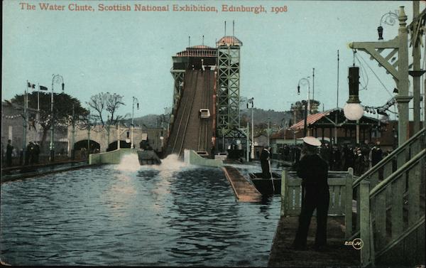 The Water Chute, Scottish National Exhibition, Edinburgh 1908 Scotland