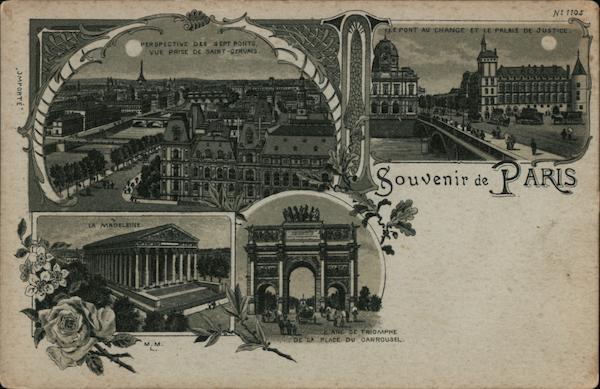 Souvenir de Paris France