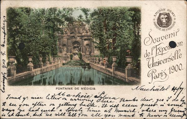 Fontaine de Medicis Paris France