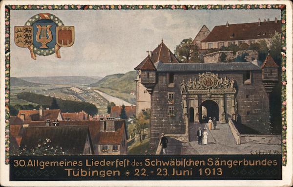 Tubingen 22-23 Juni 1913 Tübingen Germany