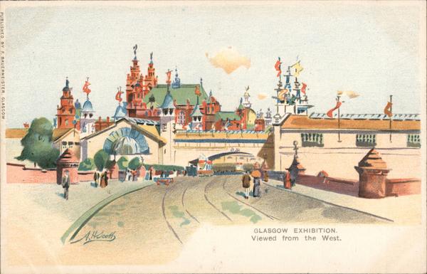 Glasgow Exhibition Viewed from the west Scotland