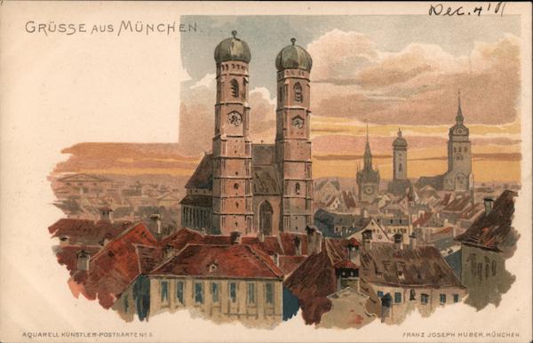 Munich Frauenkirche Germany Franz Joseph Huber