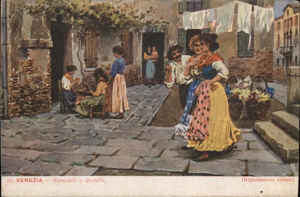 Venezia - Campiello a Castello Venice Italy